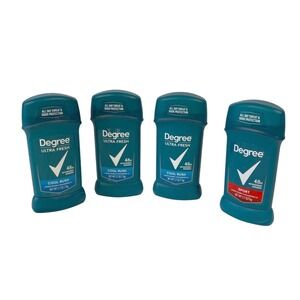 Degree Deodorant Men 4-Pack Sport Blue Cool Rush Sport 2.7oz 48H Antiperspirant